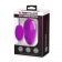 Лиловое виброяйцо с удобным пультом управления вибрацией - Baile в Калининграде Лиловое виброяйцо с удобным пультом управления вибрацией - Baile